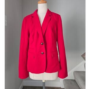 NWT Banana Republic Classic Fit Red Blazer Size 8